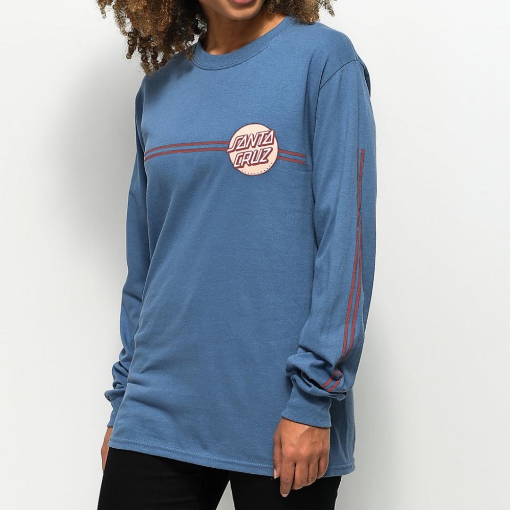 Santa Cruz blue long sleeve shirt